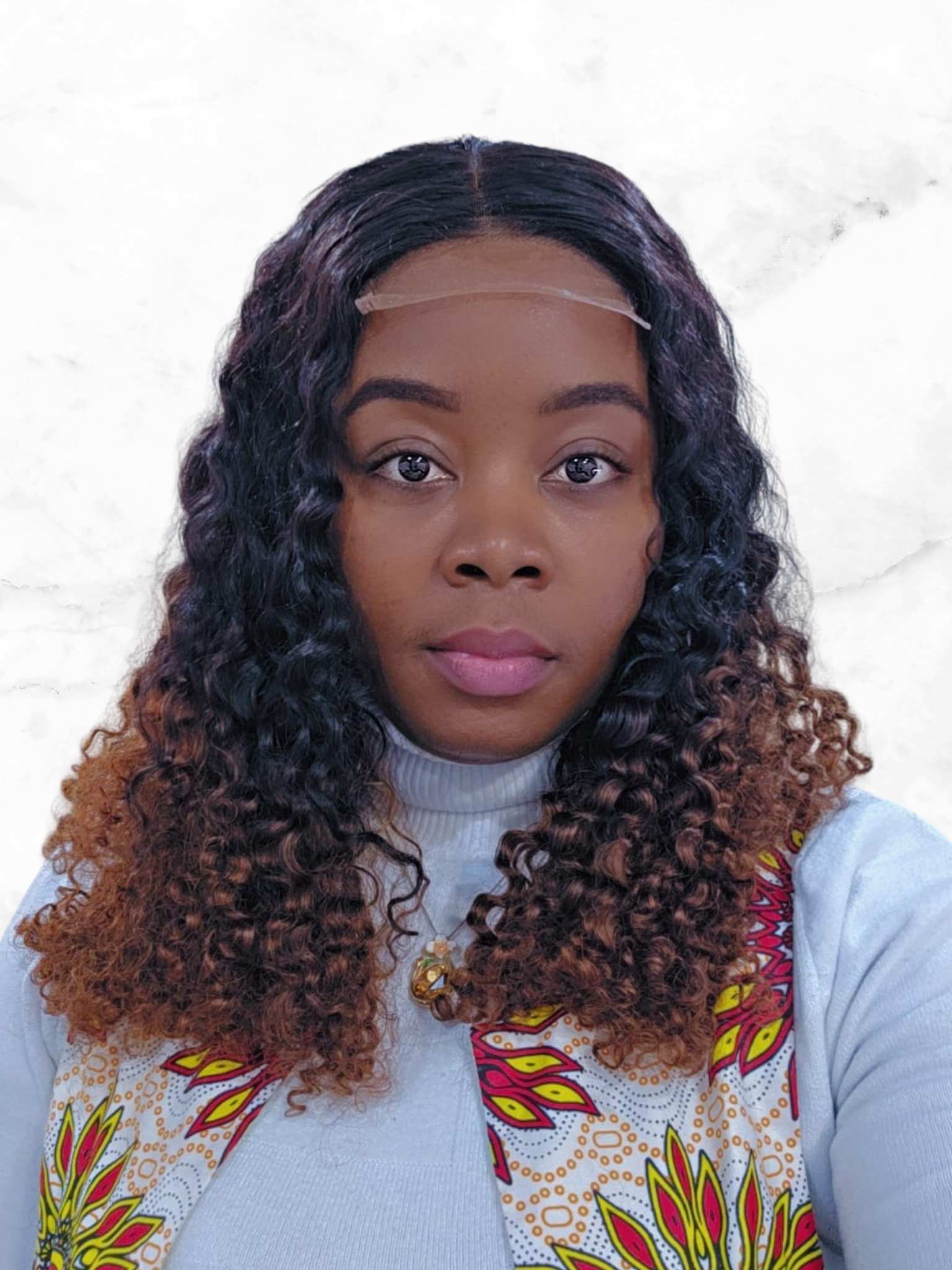 Maya 2tons marron waterwave curls 24"